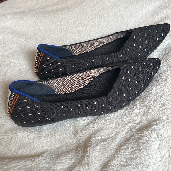 Rothy’s Ivory Polka Dot 8 point - Picture 2 of 4